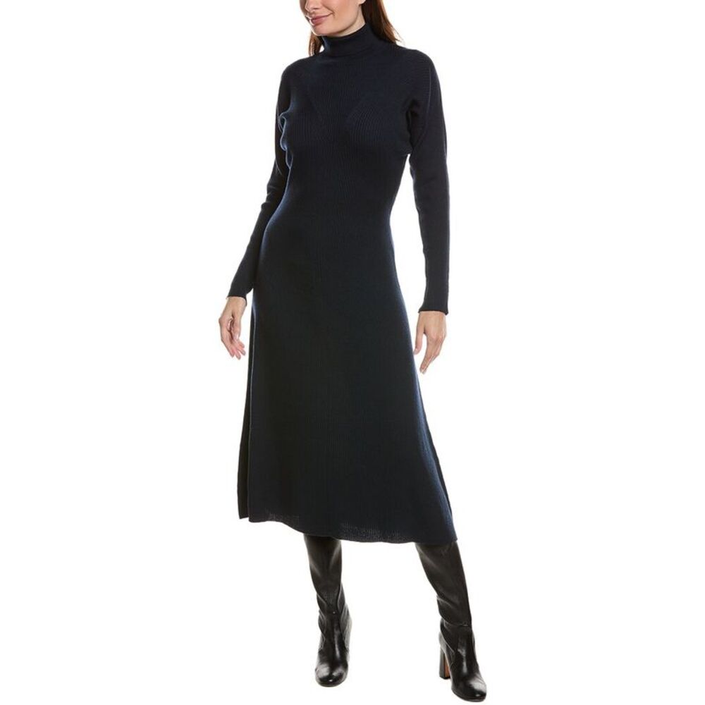 Boss Hugo Boss Womens  Forbini Wool Sweaterdress, Blue